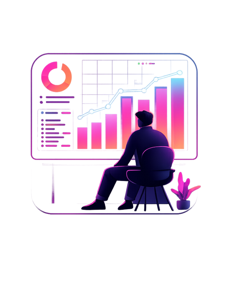 Reviewing performance on an analytics dashboard